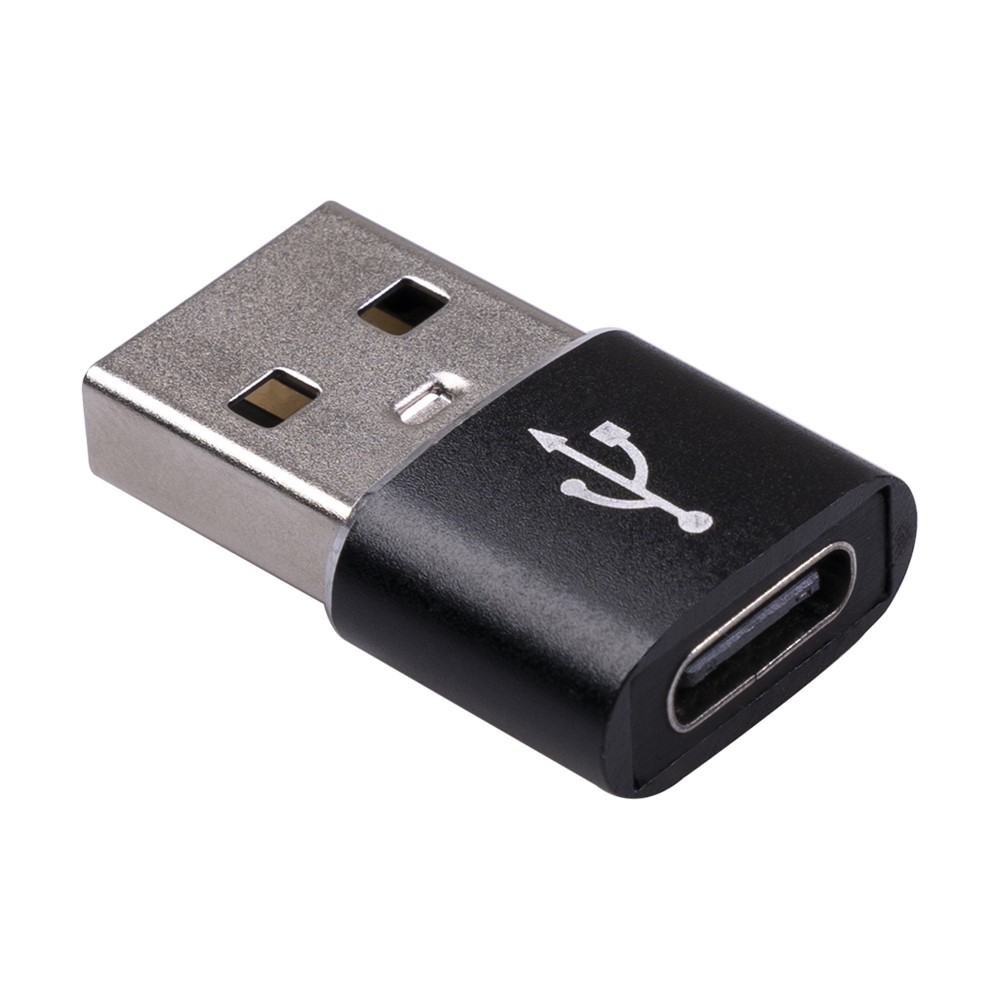 2Pcs USB Male to Type C Female OTG Adapter Converter for Macbook Samsung Huawei - Black-2