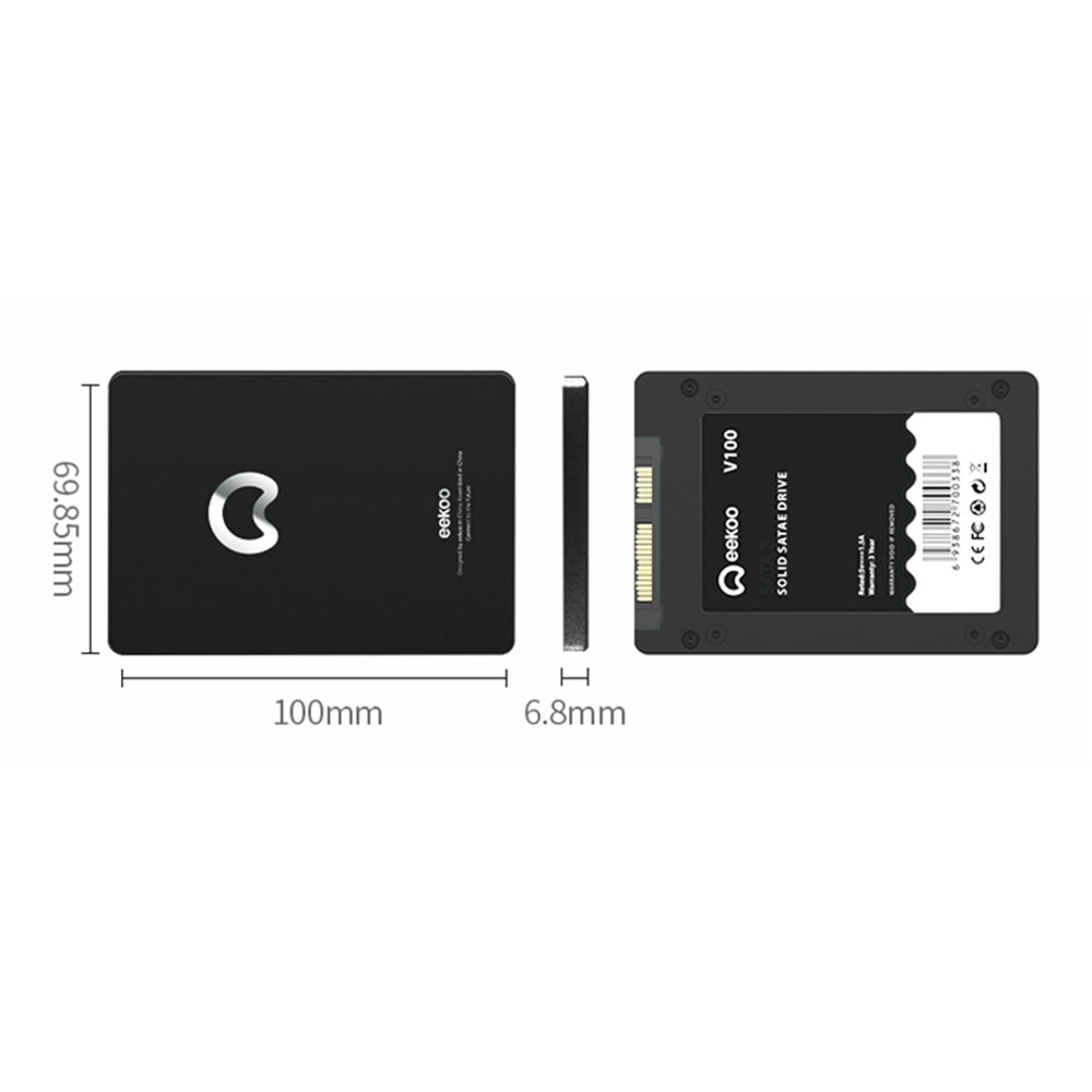 EEKOO SSD 128GB Desktop PC Laptop 2.5-Inch SATA III HDD Hard Disk HD SSD Internal Solid State Drive-6