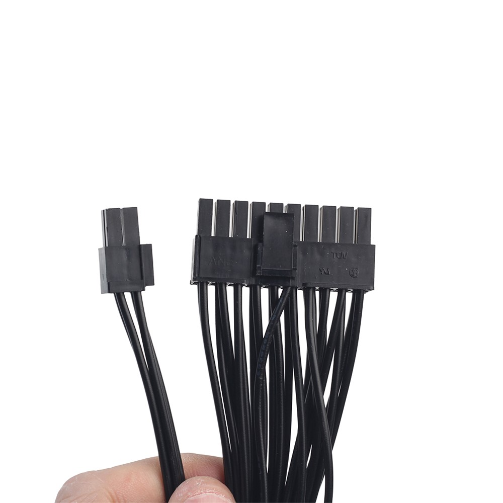 24Pin Power Supply Synchronizer Male to Female ATX Mining 30cm 24 Pin Dual PSU Extension Cable for Computer-11