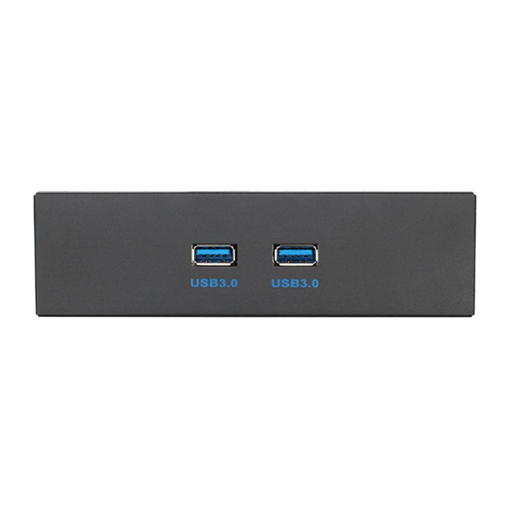 2 Port USB 3.0 Front Panel Optical Drive 5.25 inch Panel Computer Expansion Board for Computer Case (0.8m) - Black-4