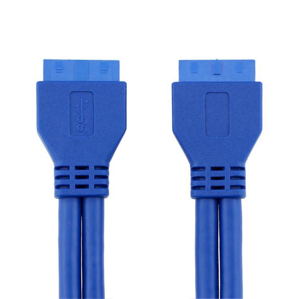 5GPps High Speed Female to Female Connector USB 3.0 Motherboard 20 Pin Header Extension Adapter Cable 0.5m-3
