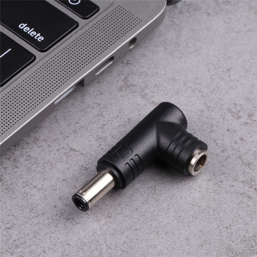 240W 6.0x0.6mm Male to 5.5x2.5mm Female Connector Right Angle DC Converter Plug for HP Laptop-4