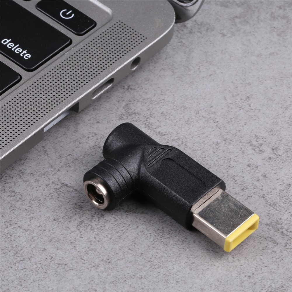 240W Big Square Male to 5.5x2.5mm Female DC Converter Right Angle Plug for Lenovo Laptop-4