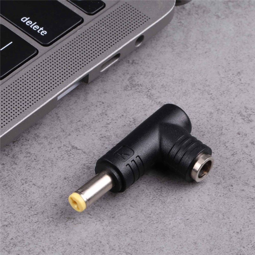 240W 5.5x1.7mm Male to 5.5x2.5mm Female Elbow Plug Coupler DC Power Converter-4
