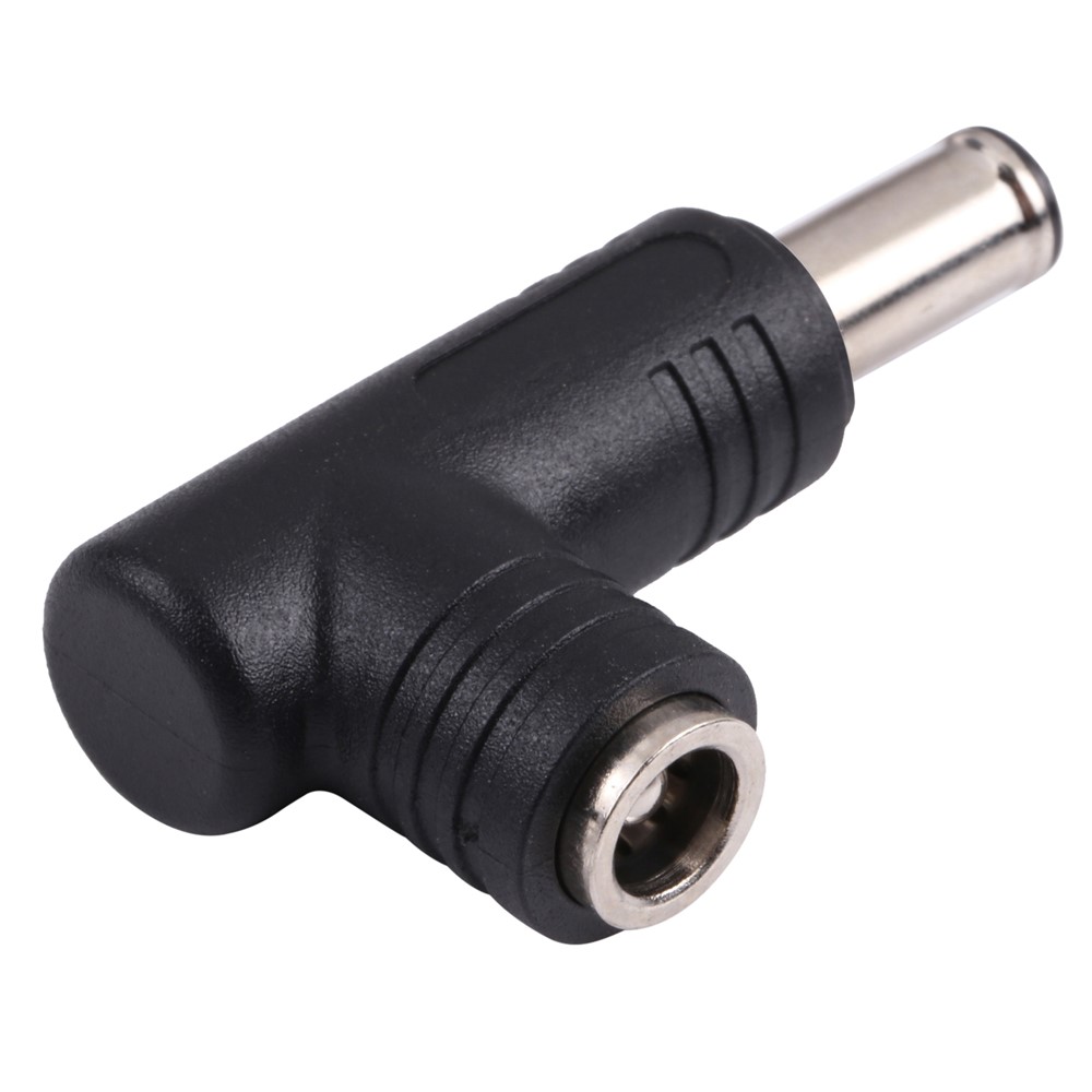 Right Angle 240W 6.0x1.4mm Male to 5.5x2.5mm Female Jack DC Converter Plug Adapter-2