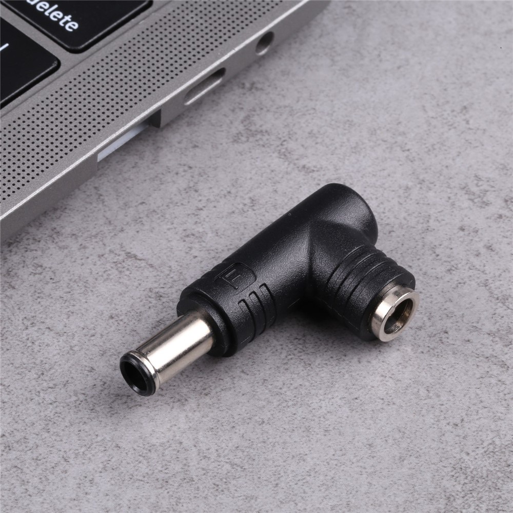 Right Angle 240W 6.0x1.4mm Male to 5.5x2.5mm Female Jack DC Converter Plug Adapter-4