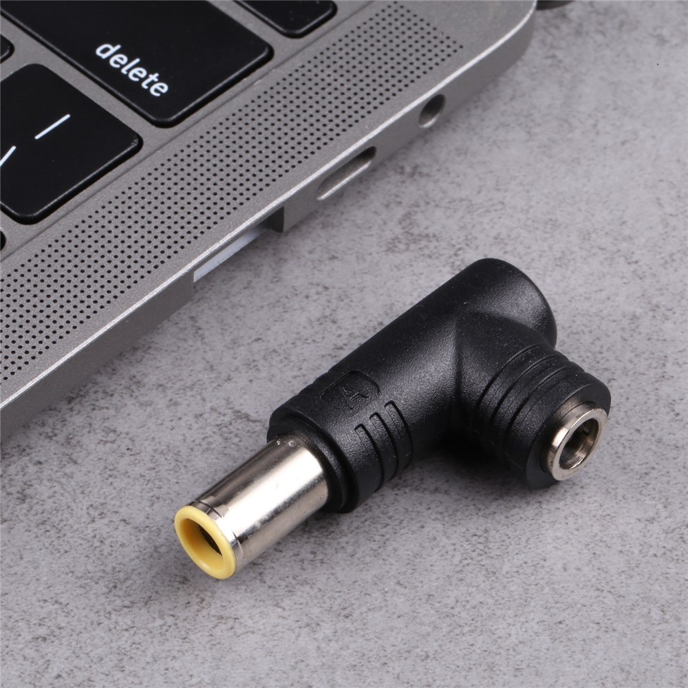 Portable 240W 7.9x5.5mm Male to 5.5x2.5mm Female DC Converter Elbow Adapter for IBM Laptop-4