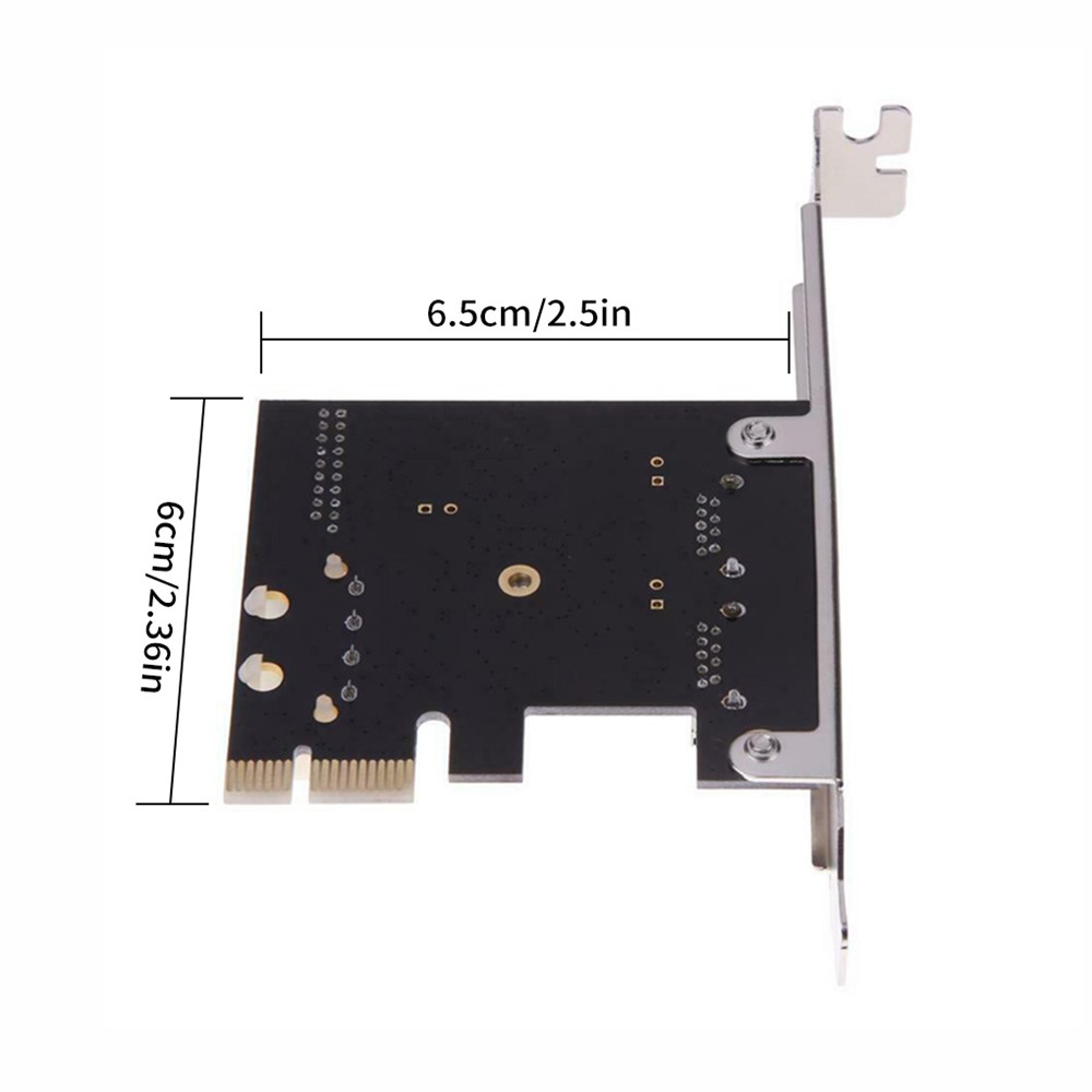 USB 3.0 PCI-E Expansion Card 2 Port USB3.0 Hub Internal 20-pin USB 3 to PCIE PCI Express Adapter Card-4
