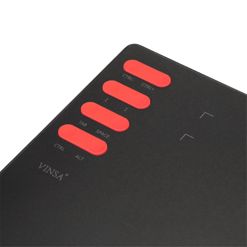 VINSA T505 Electronic Drawing Plate Digital Tablet Hand Drawing Board + Charging Free Pressure Sensitive Pen Refills OTG Adapter with Cable Kit for Mobile Phone Computer Laptop-4