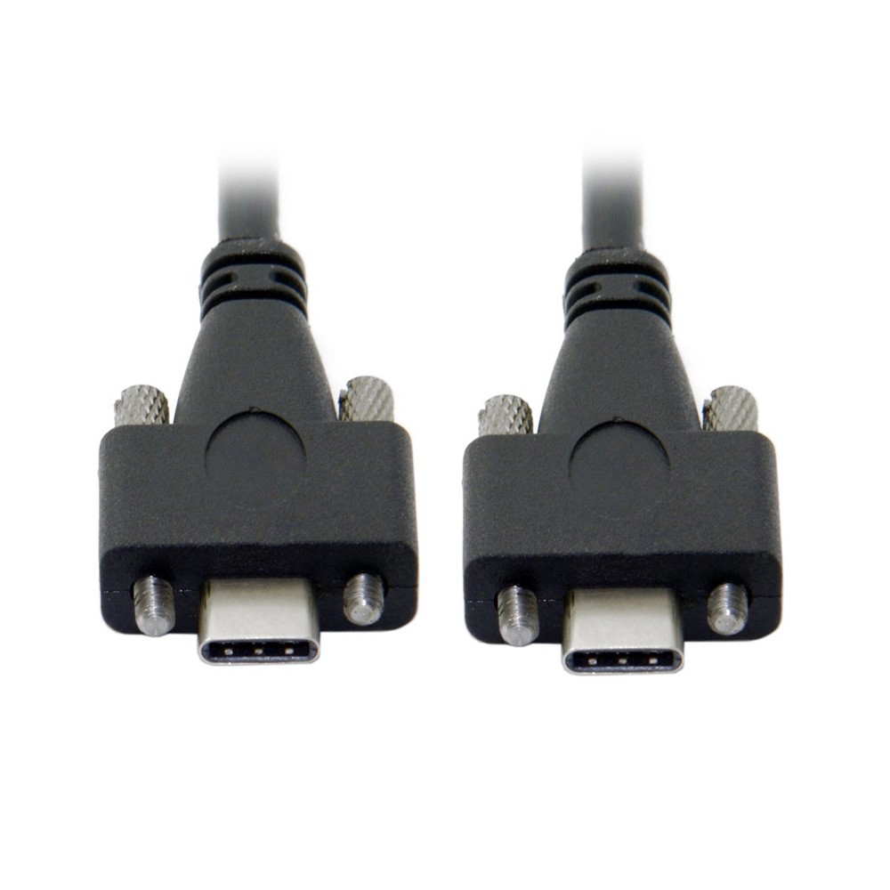 UC-046-3M USB 3.1 Type-C Panel Mount Dual Screw Locking 3m USB-C 10Gbps Data Cable (M2 Screw)-10