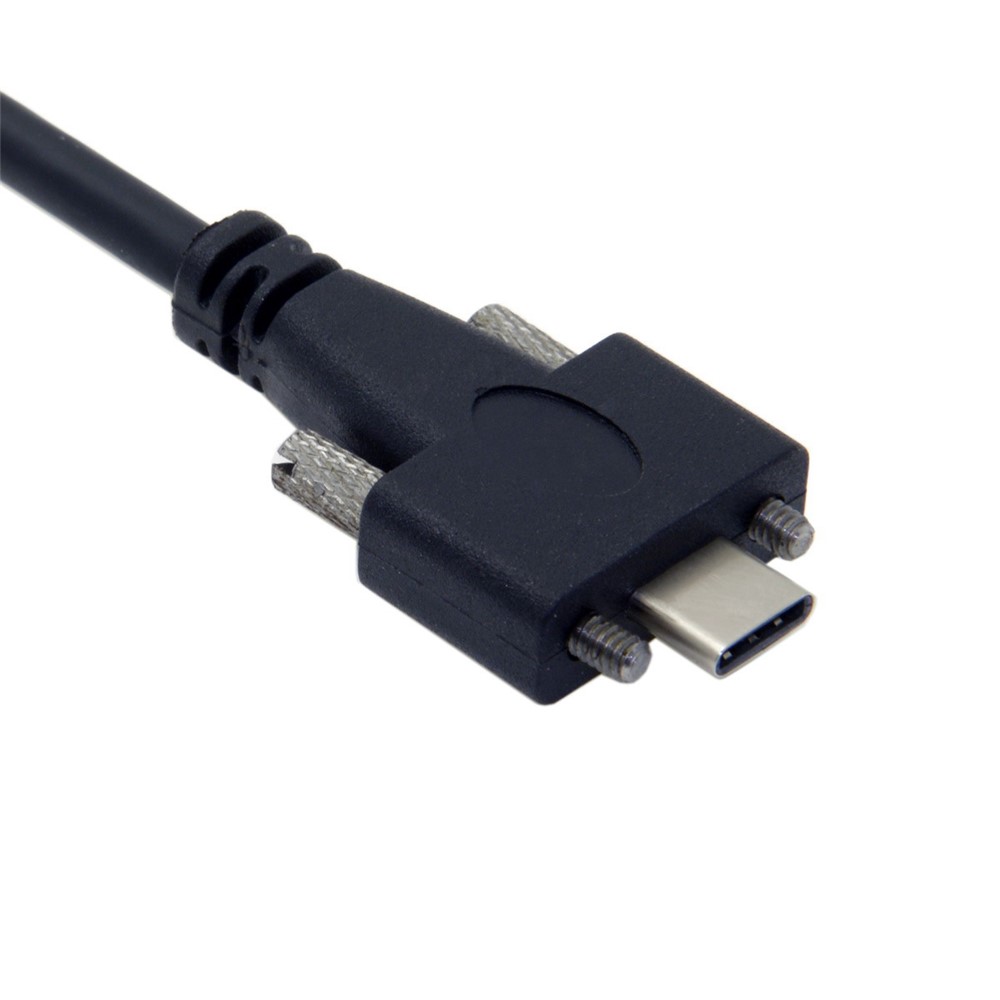 UC-046-3M USB 3.1 Type-C Panel Mount Dual Screw Locking 3m USB-C 10Gbps Data Cable (M2 Screw)-11