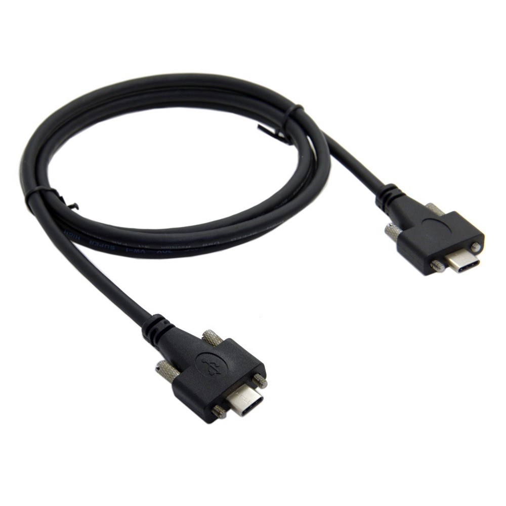 UC-046-3M USB 3.1 Type-C Panel Mount Dual Screw Locking 3m USB-C 10Gbps Data Cable (M2 Screw)-7