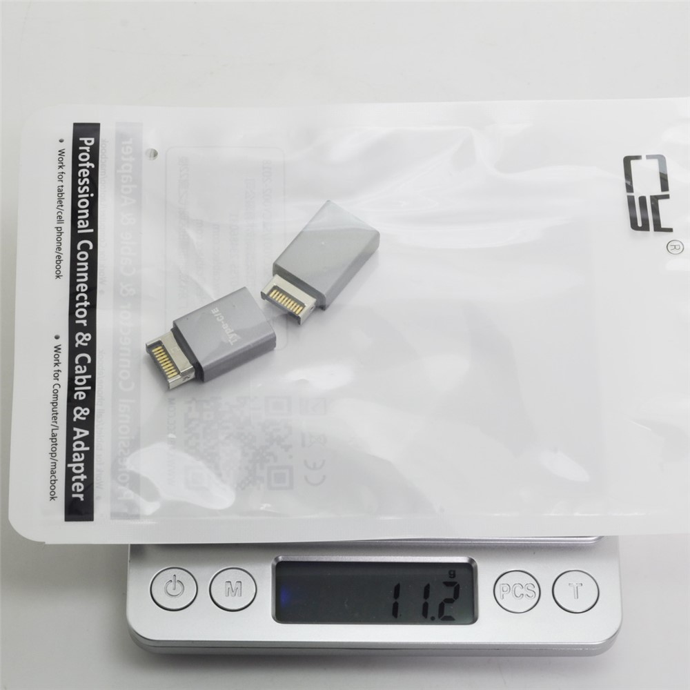 UC-010 2Pcs/Set Type-E Male to Type-C Female + Type-E Male to Type-A Female Converter USB 3.1 Adapter-9