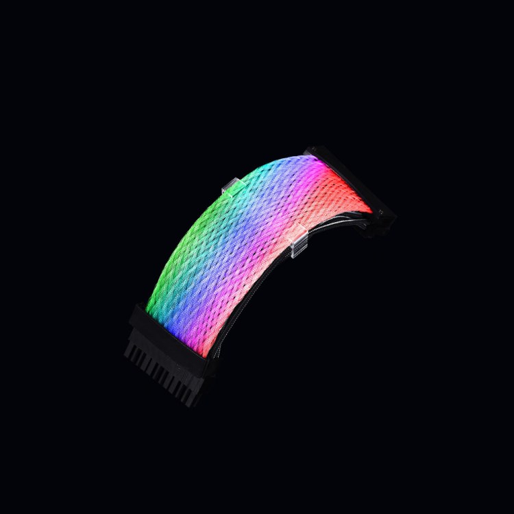 Lightning Computer Case Power Extension Cable 24Pin RGB Power Cord-6