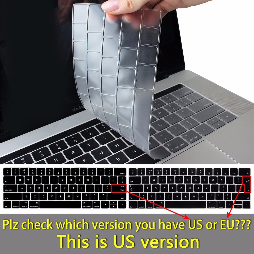 WIWU Soft Silicone Keyboard Protector Film Replacement (US Version) for Apple MacBook Air 13 inch (2018)-2