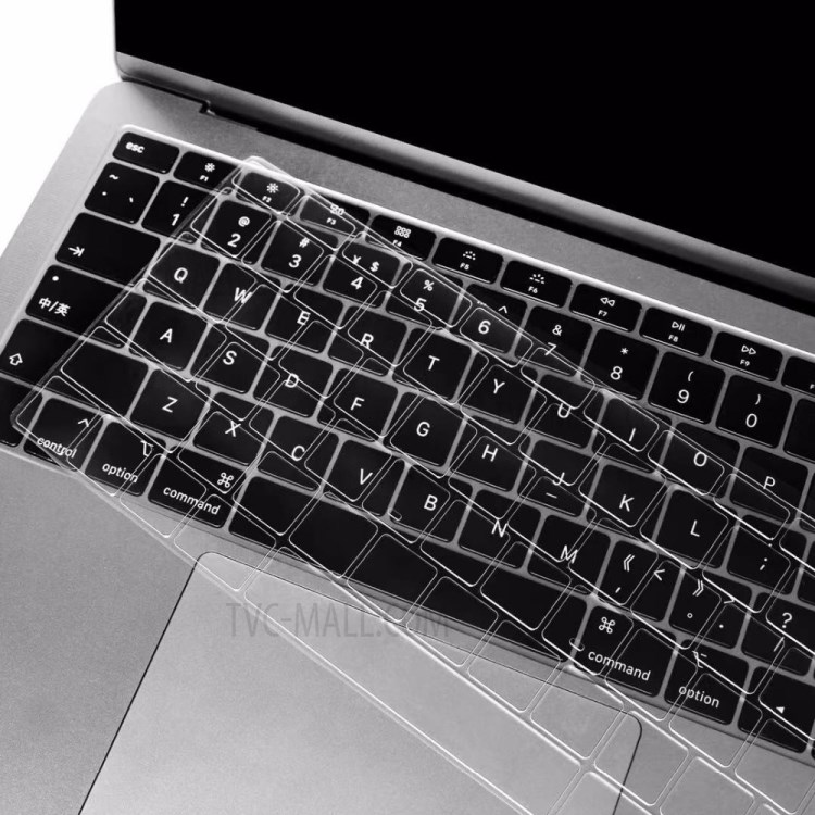 WIWU Transparent Silicone Keyboard Protective Film (US Version) for Apple MacBook Pro 16 inch (2019)-4