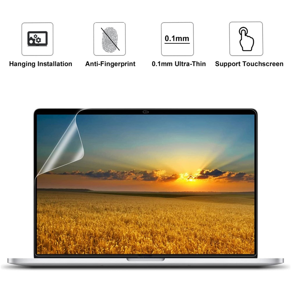 Bubble-free Sensitive Touch Matte Soft PET Screen Protector Film for Macbook Pro 16 inch (2019) A2141-2