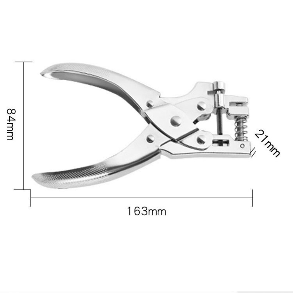 ALLWIN 016 2-in-1 Full-Metal Handheld Hole Puncher ID Cutter for Circular 3mm/Rectangular 3*13mm Hole-8