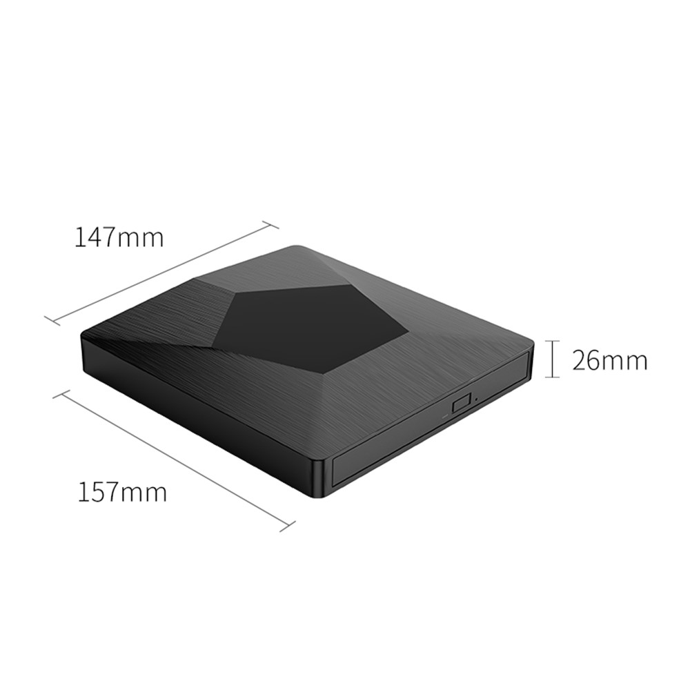 Orico XD007 USB 3.0 Motorista Óptica Externa Gravador De CD / DVD-ROM Para Mac Janelas Laptop-5