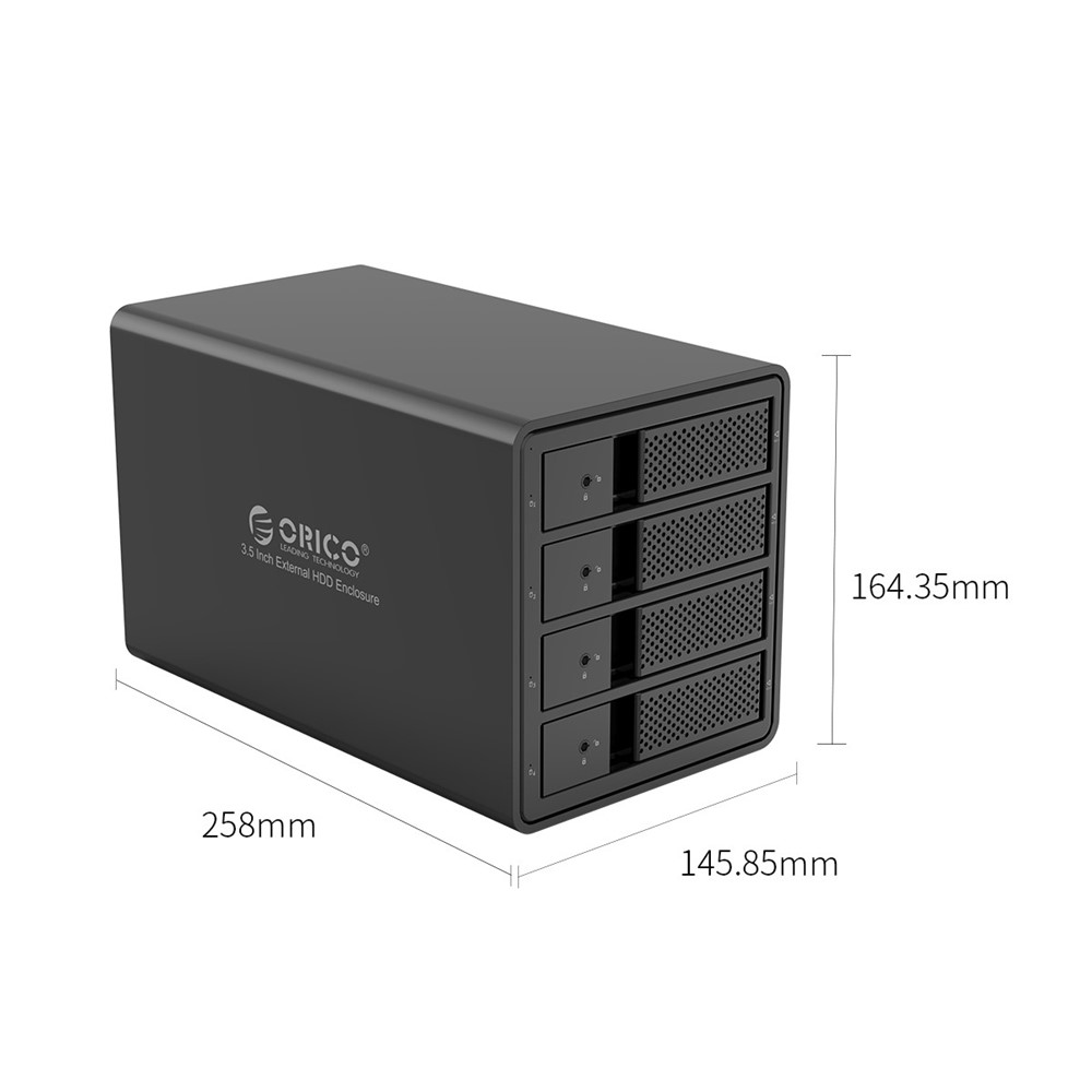 Orico 9528RU3-BK 4-bay Da 3,5 Pollici SATA A USB 3.0 RAID Esterno Recinto Disco Rigido-7