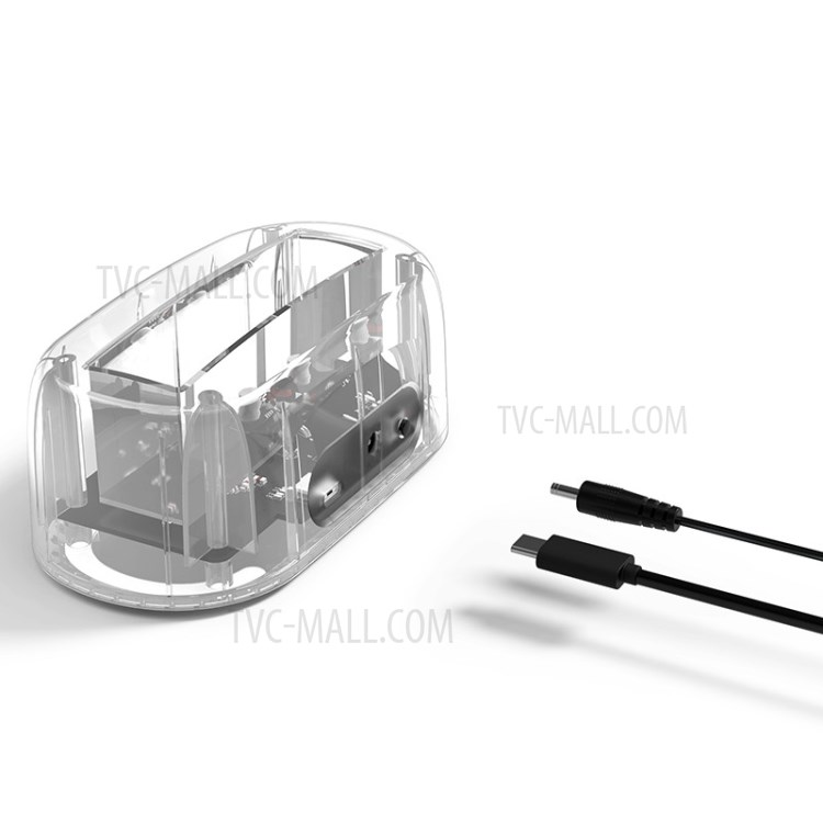 ORICO 6139C3-G2 3.5 inch Transparent USB3.1 Gen2 Type-C Hard Drive Dock-4