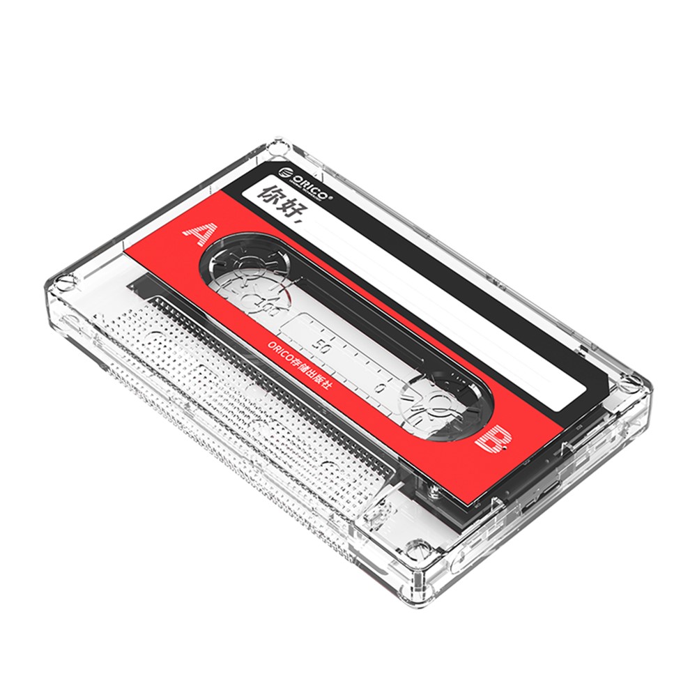 ORICO 2580U3 Tape-shaped 2.5-Inch USB3.0 Portable Enclosure 5Gbps Support Windows / Mac OS / Linux - Black-3