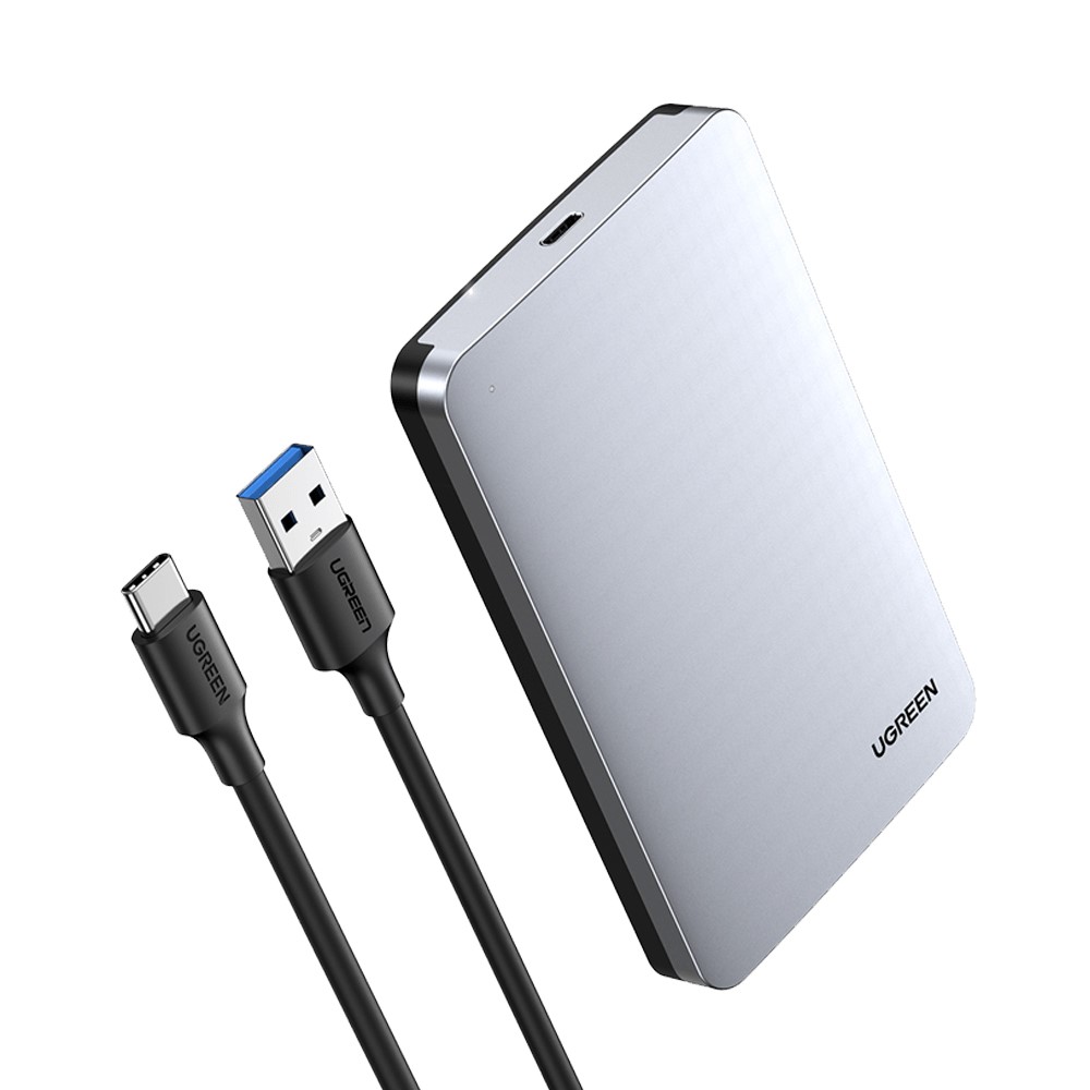 Ugreen 70498 USB-C 2,5 Polegadas de Disco Rígido SATA III Caso de Disco SSD Externo HDD