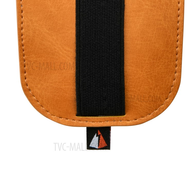 Elastic Strap PU Leather Gaming Mouse Storage Case Pouch for Apple Magic Mouse 2-3