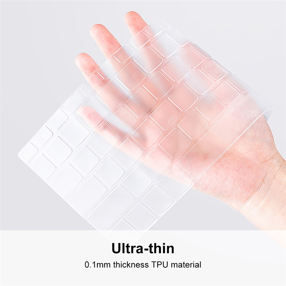 ENKAY Keyboard Cover Soft TPU Keyboard Protector for EU Version MacBook Pro 14.2'' (A2442) / Pro 16.2'' (A2485)-2