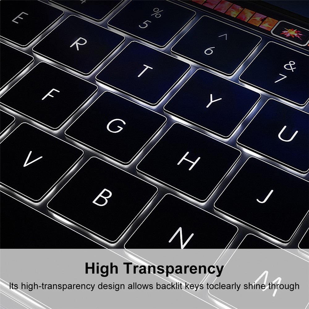 ENKAY Keyboard Cover Soft TPU Keyboard Protector for EU Version MacBook Pro 14.2'' (A2442) / Pro 16.2'' (A2485)-4