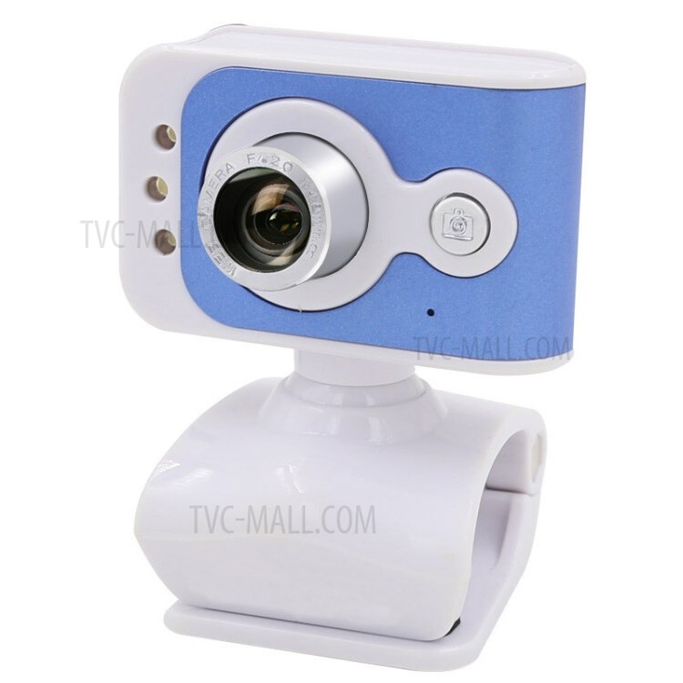 W500 USB Webcam 480P Web Cam 360 Degree Rotating 15MP PC Video Camera-2