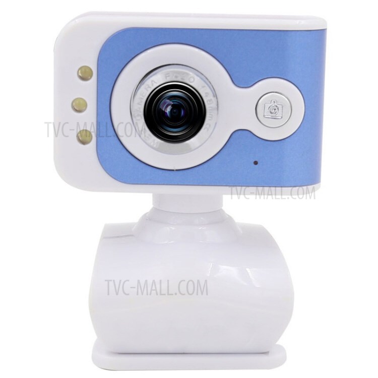 W500 USB Webcam 480P Web Cam 360 Degree Rotating 15MP PC Video Camera-4