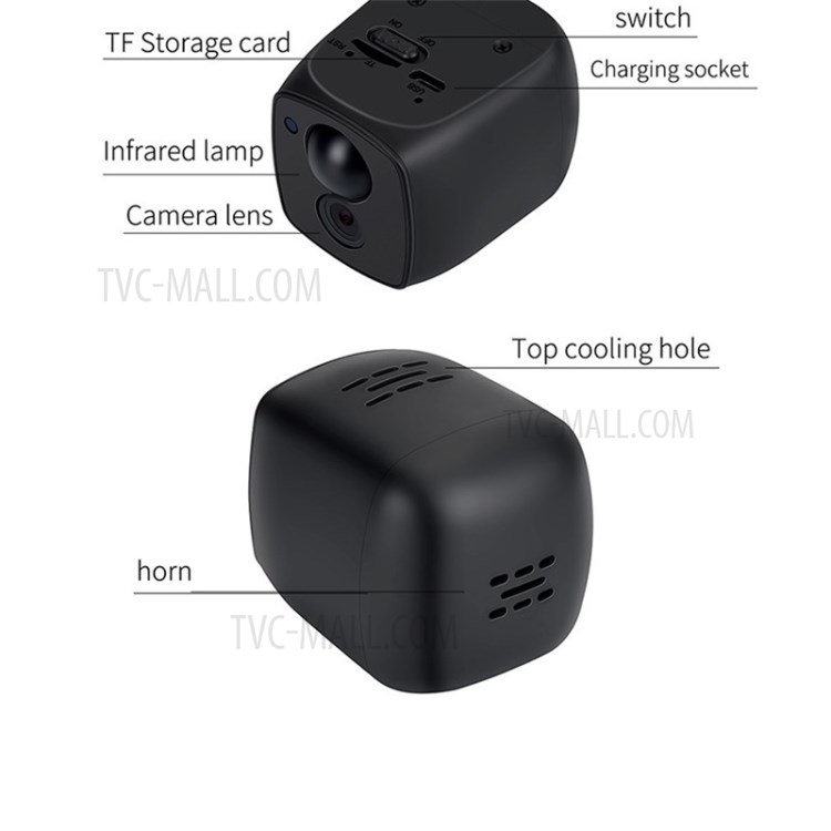 MC29 Mini 1080P HD Home Camera WiFi Human Induction Night Vision Wireless Webcam Camcorder-5
