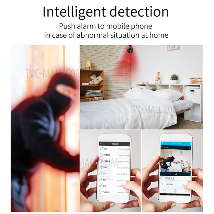 MC29 Mini 1080P HD Home Camera WiFi Human Induction Night Vision Wireless Webcam Camcorder-8