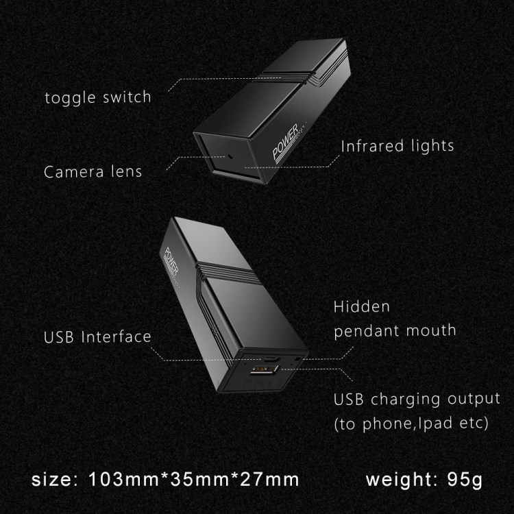 K1 IR-CUT Mini Camera Portable HD 1080P Outdoor Infrared Camera Motion Detection Camera-3