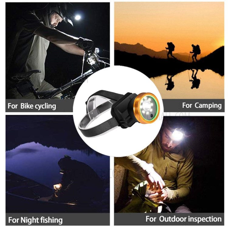 IP66 À Prova D'água De Vídeo Farol Gravador De Câmera HD 1080p Com Luzes LED Para Esportes Ao Ar Livre-6