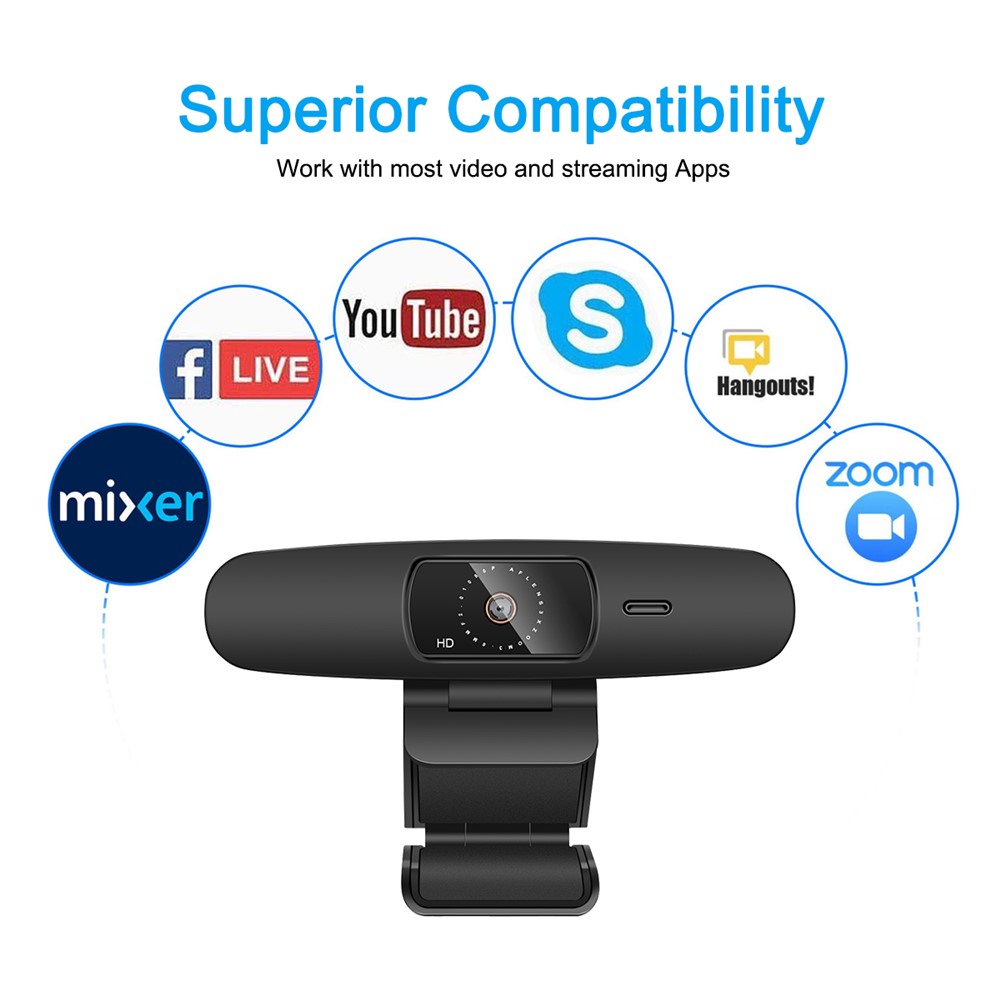 A9Pro Autofocus HD 1080P Camera Telecamera A 360 ° Rotazione Videocamera Videocamera In Diretta Con Microfono-13