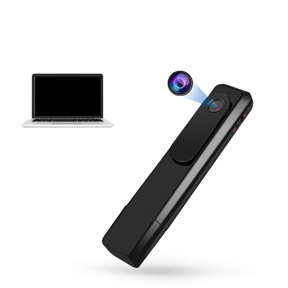 008 1080P Mini Camera Cam Video Smart Voice Recording Audio Recorder Pen USB U Disk Collar Clip-2