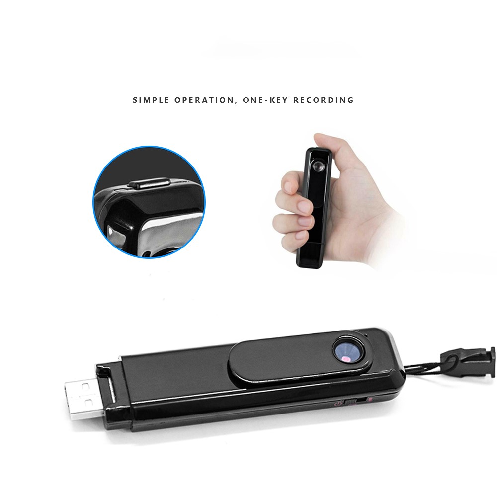 008 1080P Mini Camera Cam Video Smart Voice Recording Audio Recorder Pen USB U Disk Collar Clip-5