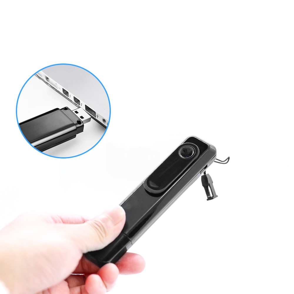 008 1080P Mini Camera Cam Video Smart Voice Recording Audio Recorder Pen USB U Disk Collar Clip-6