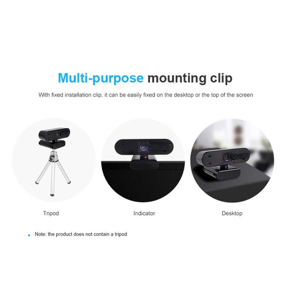 H703 30fps 1080p Full HD Autofocus Camera USB Webcam with Microphone/Privacy Cover for Online Teaching Live-streaming Video Conference-10