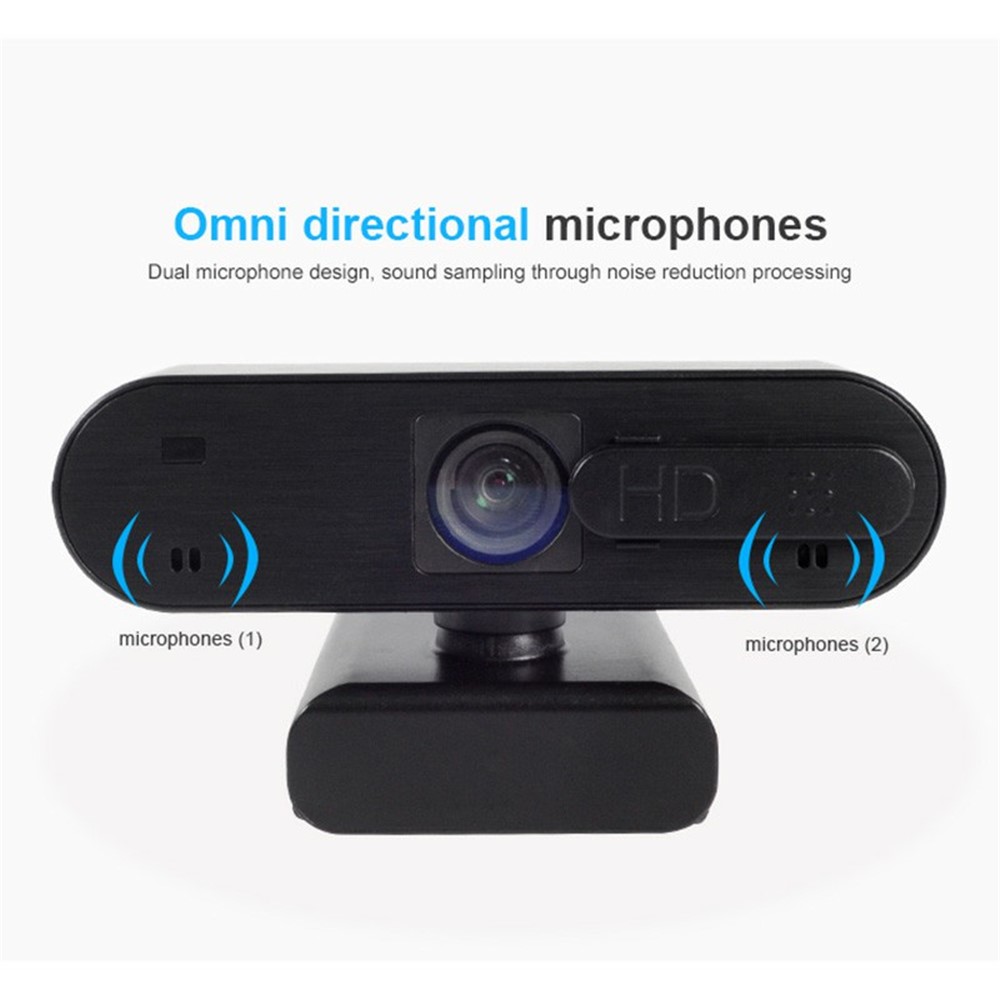 H703 30fps 1080p Full HD Autofocus Camera USB Webcam with Microphone/Privacy Cover for Online Teaching Live-streaming Video Conference-6