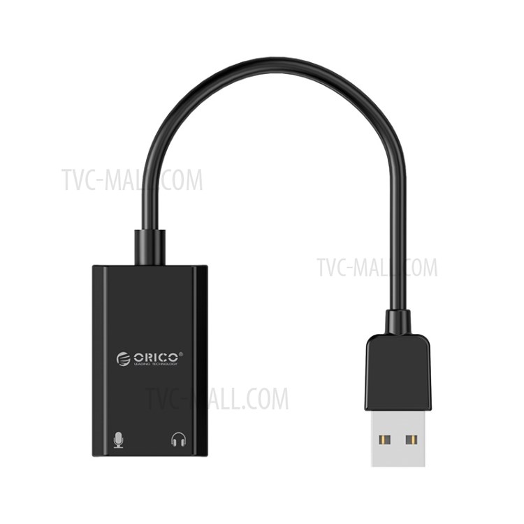 ORICO SKT2 USB Scheda Audio Esterna USB a Auricolare da 3,5 mm + Adattatore Microfono da 3,5 mm