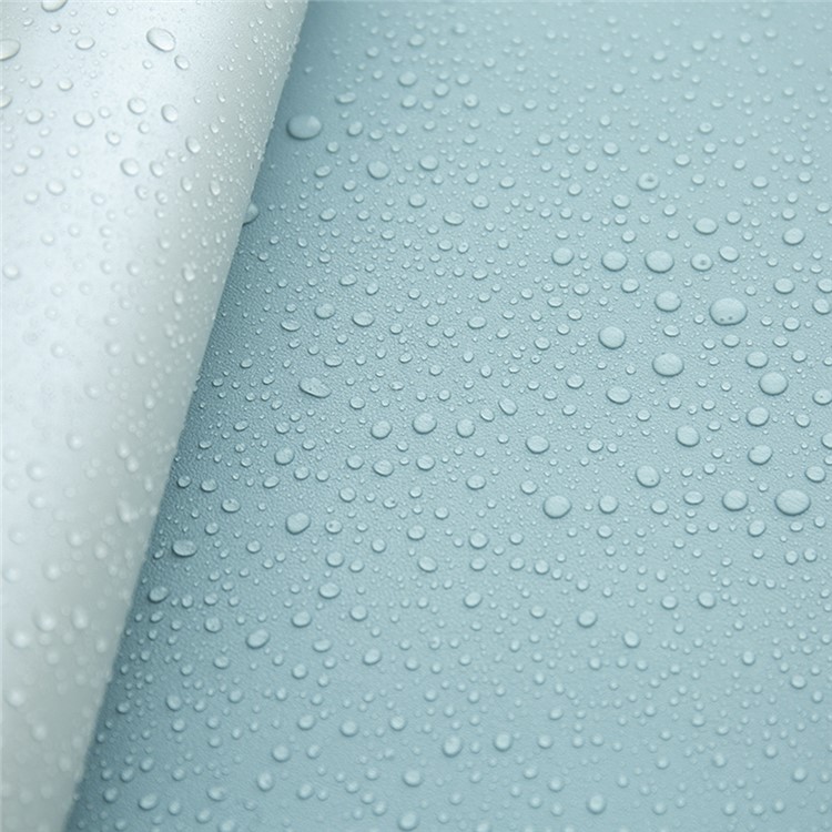 Puntadas de Cuero de Doble Lado Almohadilla de Mouse Impermeable de Borde, 100*50 cm - Cielo Azul / Plata-4