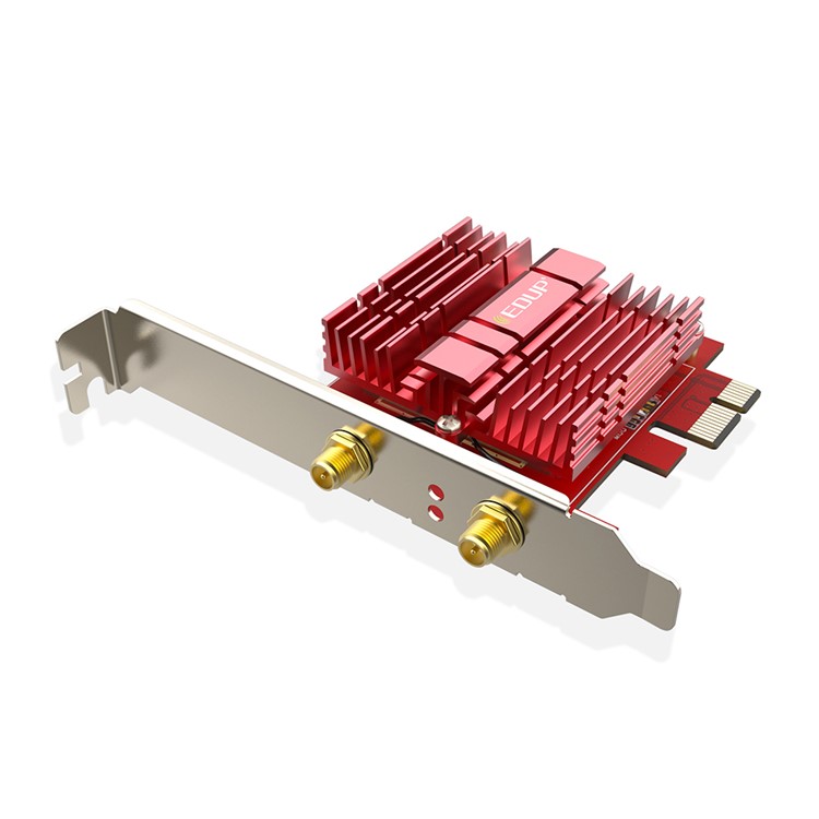 Edup Pci-e 3000 Megabit Wifi 6 Deportes e Intel AX200+ Bluetooth 5.1 Tarjeta de Red Inalámbrica de Doble Banda