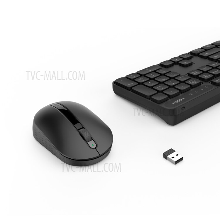 XIAOMI YOUPIN MIIIW Wireless Keyboard and Mouse Set 104 Keys 2.4GHz - Black-4