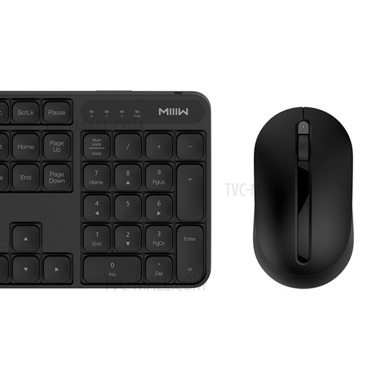 XIAOMI YOUPIN MIIIW Wireless Keyboard and Mouse Set 104 Keys 2.4GHz - Black-5