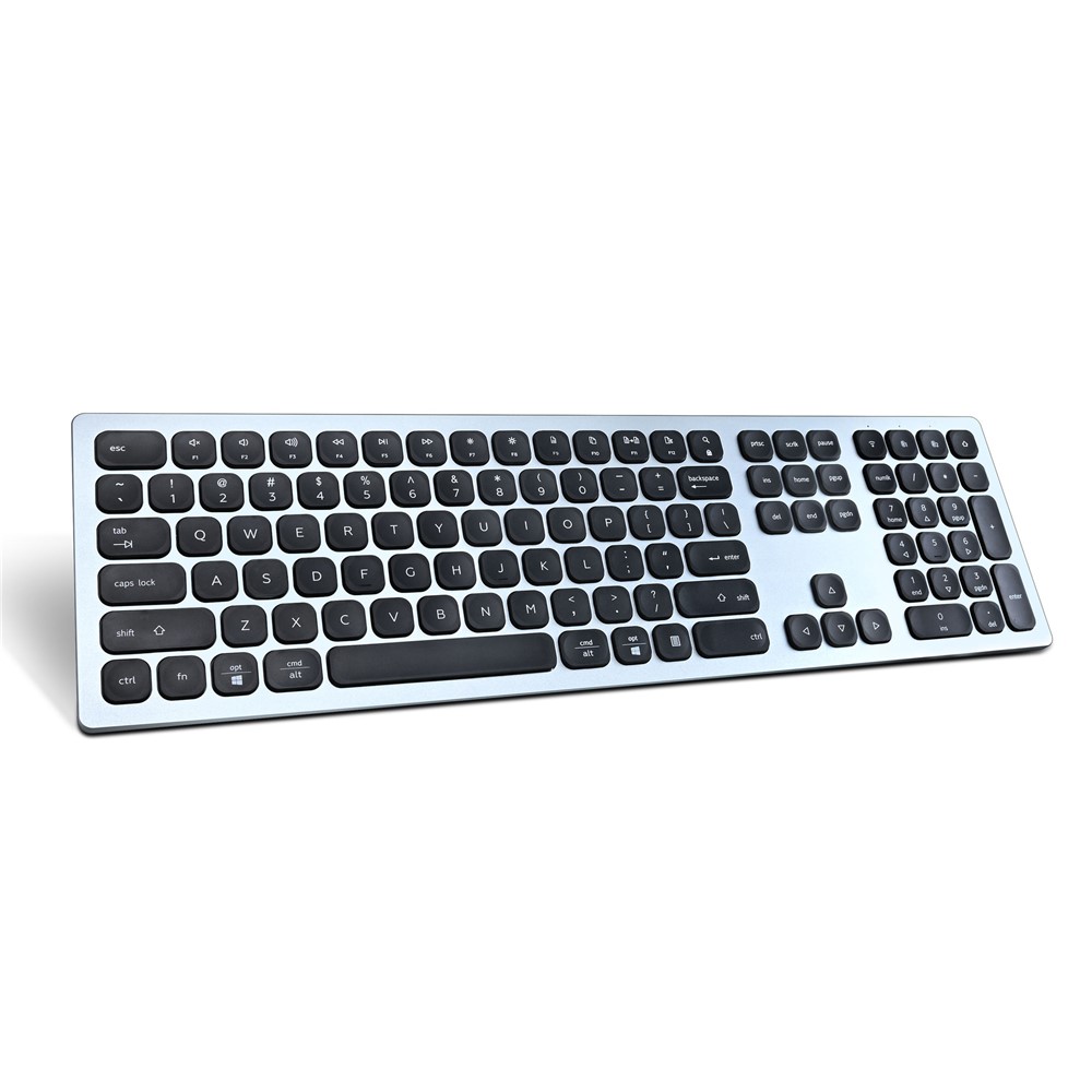 K9500 Ultra-thin 110-Key Full Size Wireless Keyboard with Bluetooth and Scissors Switch for Windows/Mac/Android-7