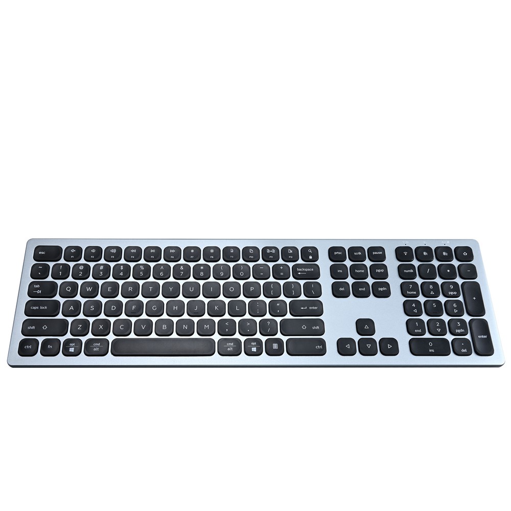 K9500 Ultra-thin 110-Key Full Size Wireless Keyboard with Bluetooth and Scissors Switch for Windows/Mac/Android-8