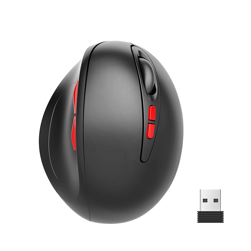 HXSJ T33 2.4G Sem Fio Vertical Ergonômico Gaming Óptico Mouse Ajustável Camundongos Laptop de Computador DPI-2